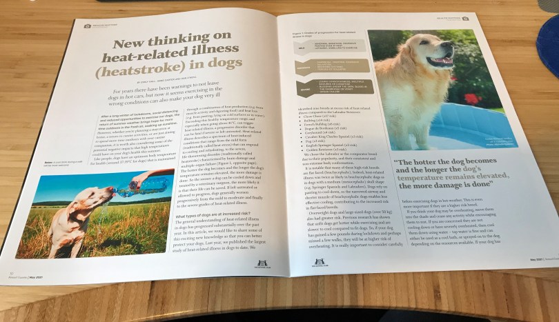 A photo of a magazine article